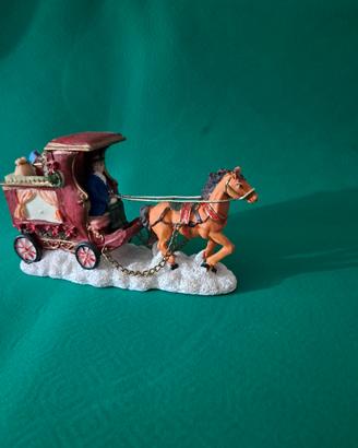Soprammobile Carrozza con cavallo 