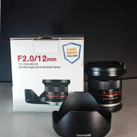 Obiettivo per Sony Apsc Samyang 12mm F.2.0