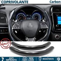 COPRIVOLANTE per MITSUBISHI Effetto FIBRA CARBONIO