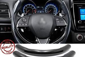 COPRIVOLANTE per MITSUBISHI Effetto FIBRA CARBONIO