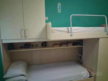 Cameretta completa letto a soppalco