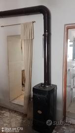 Stufa in ghisa a legna