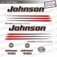 kit di adesivi per motore johnson 140 cv