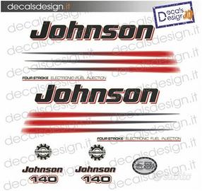 kit di adesivi per motore johnson 140 cv