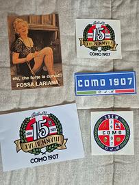 5 adesivi Ultras Como 