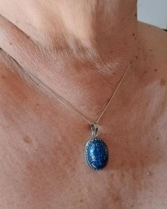 Collana Pendente Argento 925 & Lapislazzuli