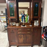 Credenza liberty in mogano anni primi 900