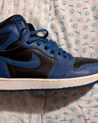 Jordan 1 high dark marina blu