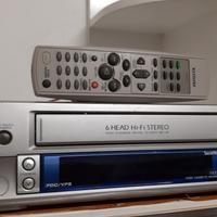 VIDEOREGISTRATORE LETTORE VHS ALTA QUALITA' HIFI+T