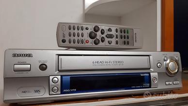 VIDEOREGISTRATORE LETTORE VHS ALTA QUALITA' HIFI+T