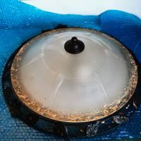 Plafoniera a due lampadine