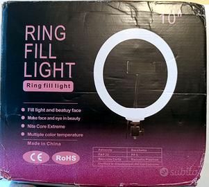 luce per video Ring light per video podcast reel