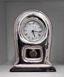 orologio da tavolo in argento 925°/••
