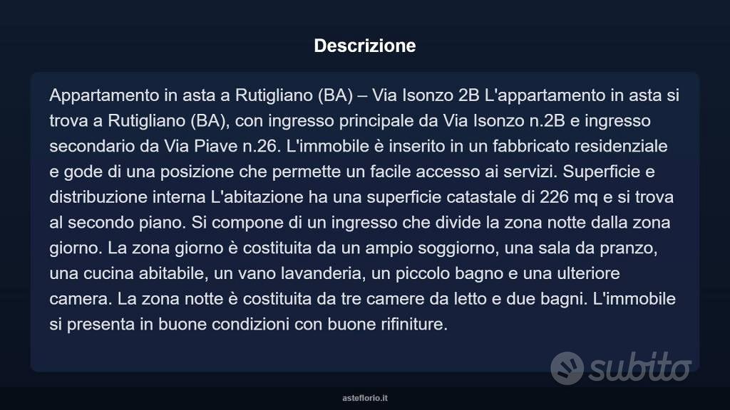 Appartamento – BA - Vista 3