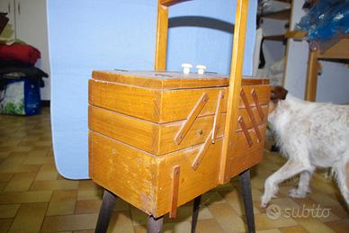 Set mobiletto per sarte in legno