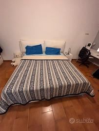 due letti singoli con materassi in memory