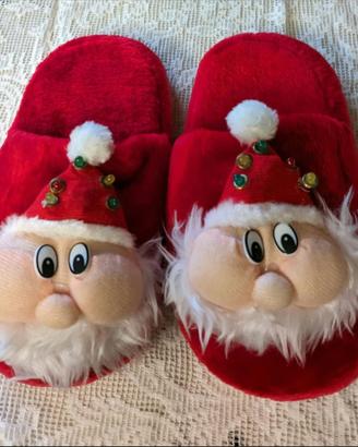 Ciabatte natalizie Babbo Natale