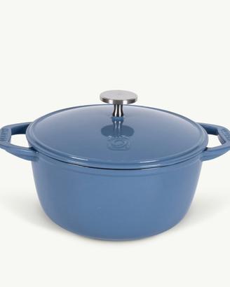 Casseruola/Pentola Ghisa 26cm, Blu - Marca Olliani