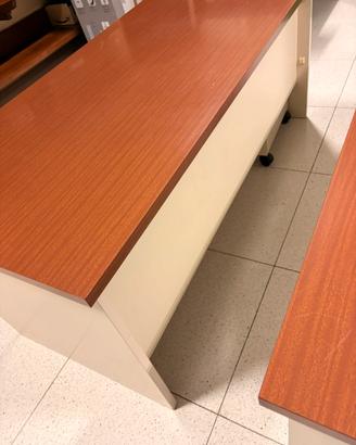 Scrivania in legno come da foto - Lunghezza 180