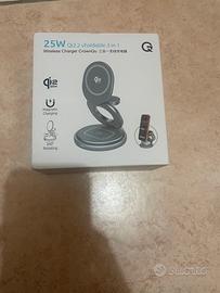 Caricatore Wireless 25W 3in1 Qi2 Pieghevole Nuovo