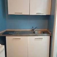 cucina con piano induzione 