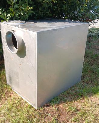 vasca inox per raccolta acqua