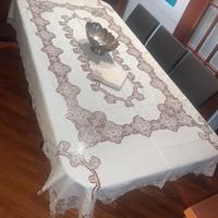 Tovaglia Antica Lino merletto Burano
