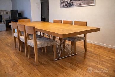 Tavolo sala da pranzo 260×100 in legno pregiato