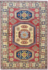Tappeto Caucasico Kazak Gazni 183X274cm Annodato