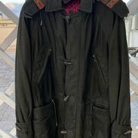 Montone in pelle con cappuccio