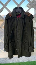 Montone in pelle con cappuccio