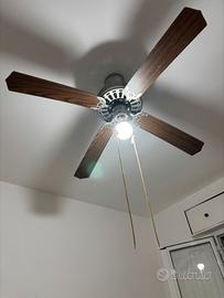 2 Ventilatori da Soffitto Pale in Legno