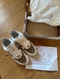 Scarpe nike air force customizzate Gucci 42,5