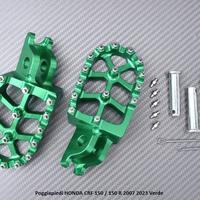 Poggiapiedi HONDA CRF 150 / 150 R 2007 2023 Verde