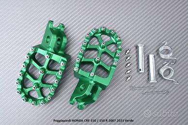 Poggiapiedi HONDA CRF 150 / 150 R 2007 2023 Verde