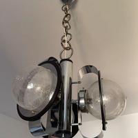 Lampadario vintage anni 70 - stile space age