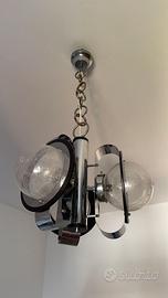 Lampadario vintage anni 70 - stile space age