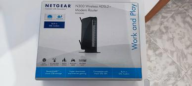 Modem Router Netgear N300 Wireless Adsl2+DGN2200 