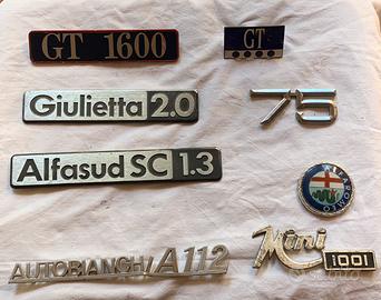 Fregi stemmi mascherine Alfa Fiat Lancia