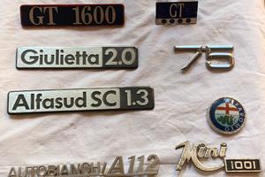 Fregi stemmi mascherine Alfa Fiat Lancia