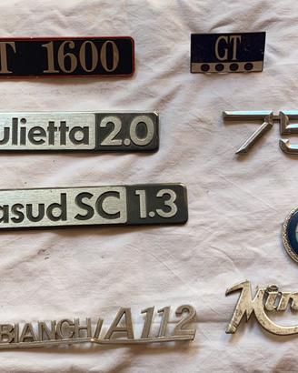 Fregi stemmi mascherine Alfa Fiat Lancia