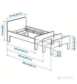 letto allungabile Ikea per bambini