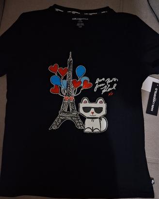 T-shirt karl lagerfeld tema paris