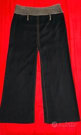 Vintage anni 90 Gonna lunga denim e tessuto