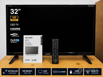 TV Sharp 32 led Hd ready DVB-t2