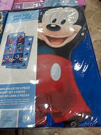 Lenzuola disney 100% cotone