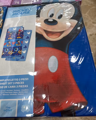 Lenzuola disney 100% cotone