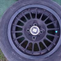 4 cerchi in lega Momo vintage 13" x 5J Fiat Abarth