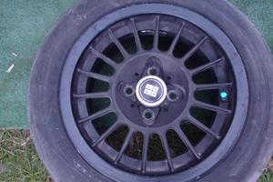 4 cerchi in lega Momo vintage 13" x 5J Fiat Abarth