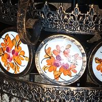 RARITÀ  -  LAMPADARIO ANNI '50 in Ferro Battuto